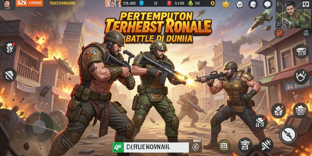 Tampilan gameplay seru di 5ZK dengan pertempuran yang mendebarkan.