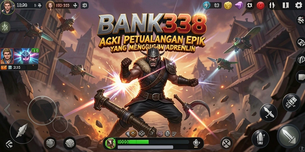 Screenshot gameplay <strong>BANK338</strong> dengan aksi memukau dan intens.