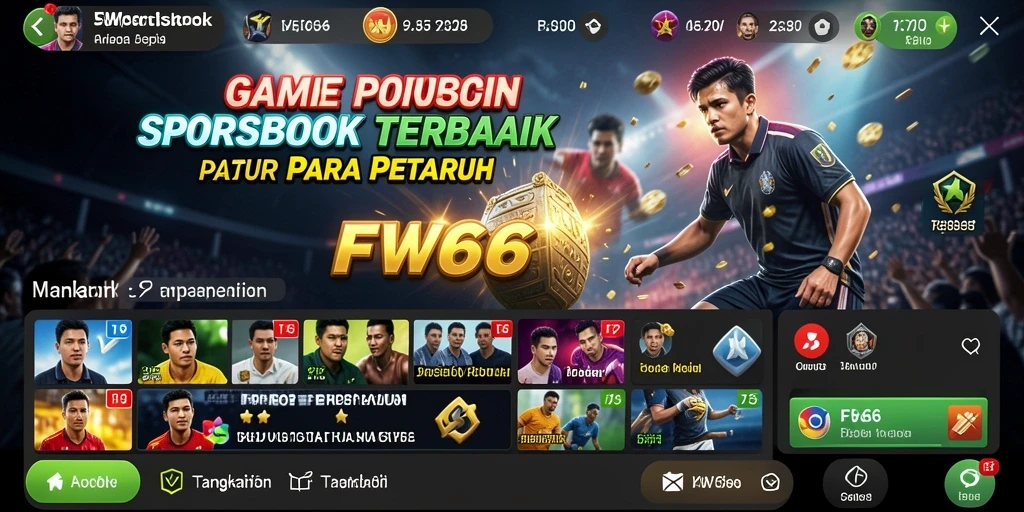 Tampilan gameplay <strong>FW66</strong> dengan berbagai pilihan taruhan yang menarik.