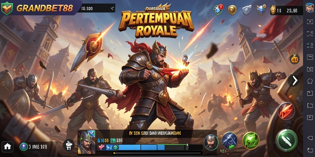 Gameplay Battle Royale seru dan mendebarkan di GRANDBET88.