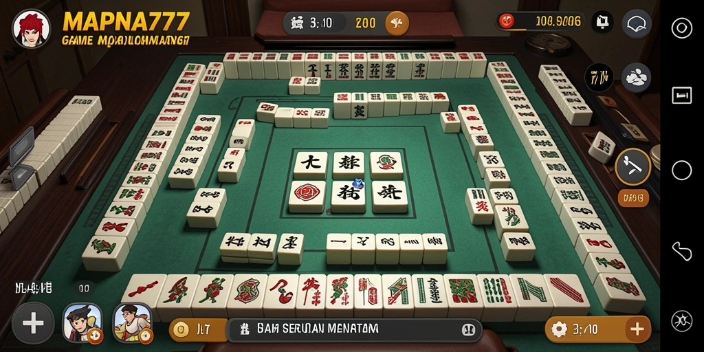 Screenshot utama MAPNA777 menunjukkan gameplay Mahjong yang seru dan menantang.