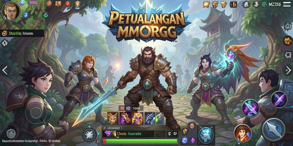 Tampilan gameplay seru dalam MZ356 dengan karakter dan petualangan menakjubkan.