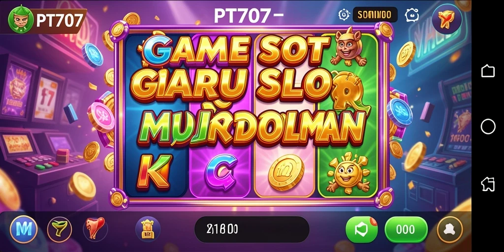 Tampilan utama gameplay Slot PT707 yang menarik dan seru.