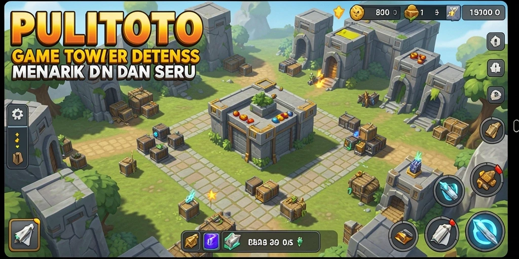 Gameplay menakjubkan dari PULITOTO dengan menara yang beragam.