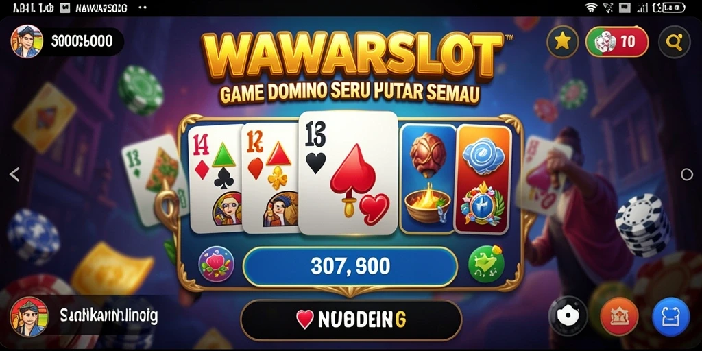 Tampilan gameplay seru dalam WAWARSLOT di layar ponsel.