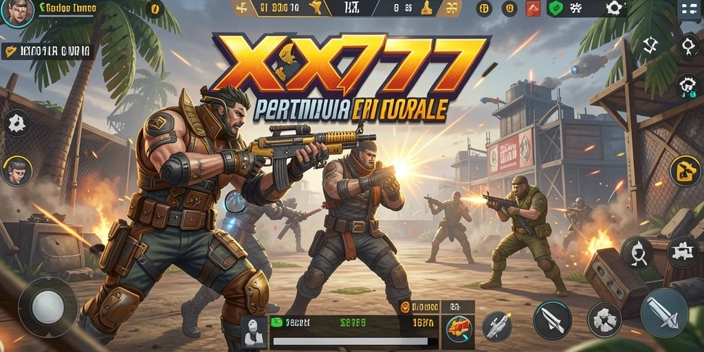 Tampilan seru pertandingan Battle Royale di XXX777.